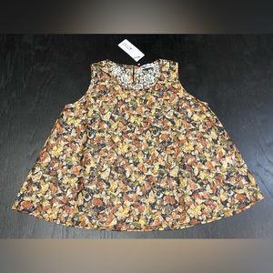 New Molly Bracken Ladies Woven Sleeveless Top Camel Sally